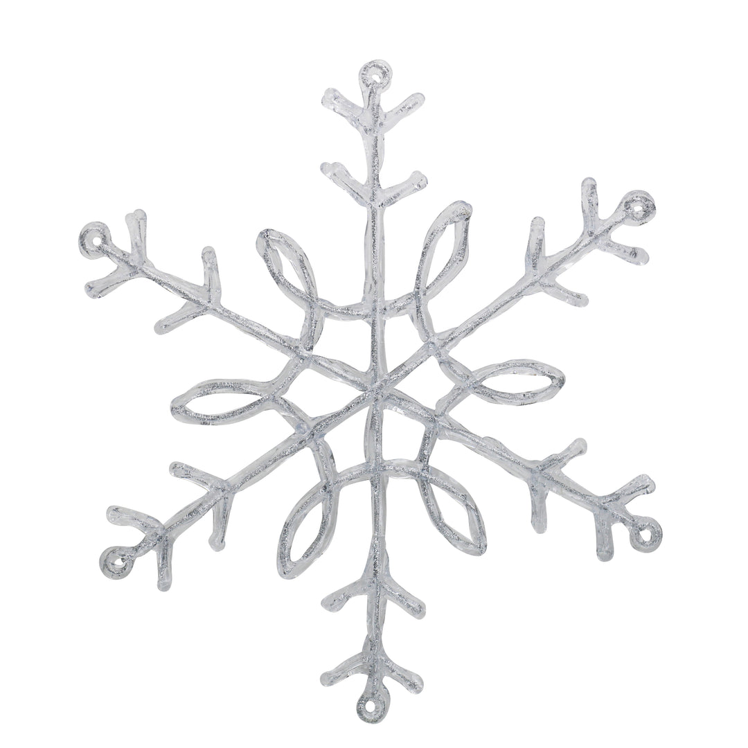 Plastic Lge Snowflake Curl