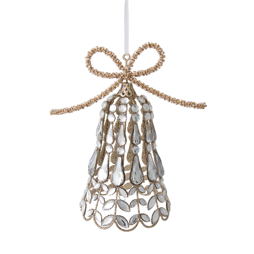 Jewelled Bow Bell Sml