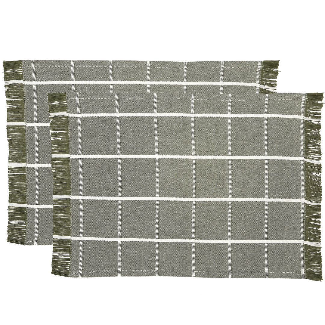 Greenland Set of 2 Placemats 35x45 Olive
