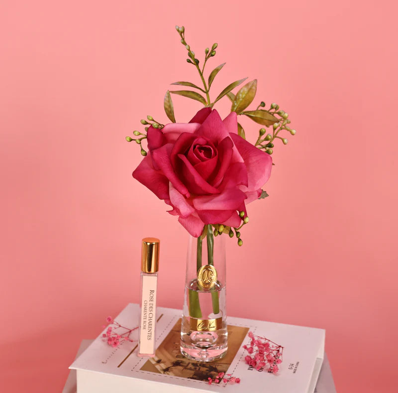Summer Rose Magenta - Gold Badge