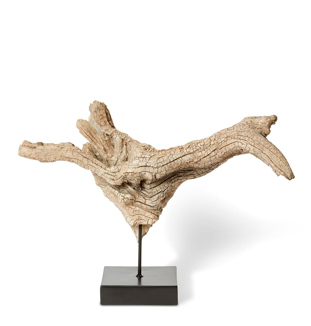 Akhule Sculpture Natural/Black 64x20x43cm