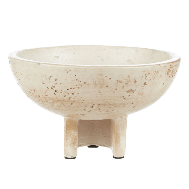 Napier Decorative Bowl 15x15x8cm Travertine
