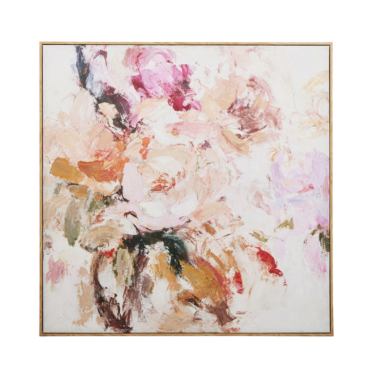 Bloom Hand Finished Wall Art 100x4.5x100cm
