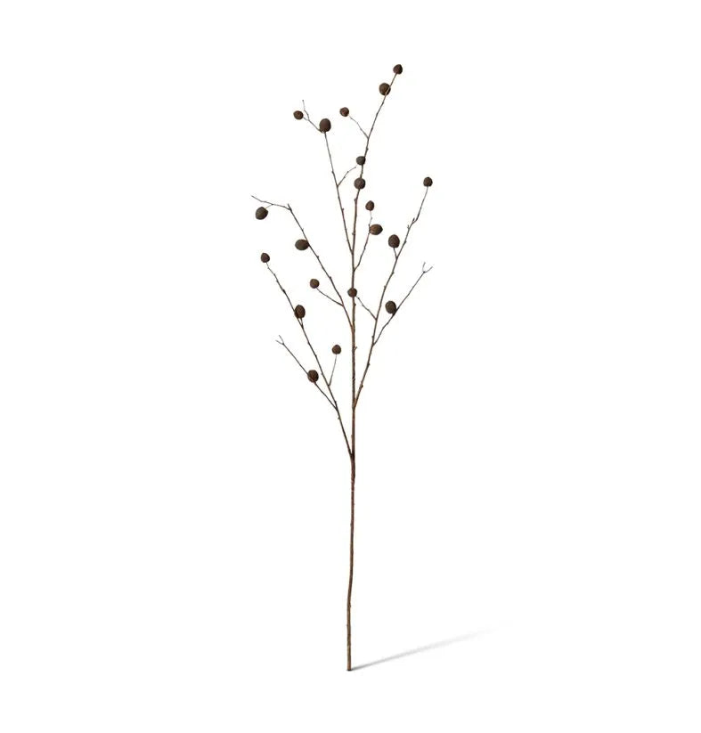 Berry Pod Dried Look Branch 20x8x108cm Dark Brown