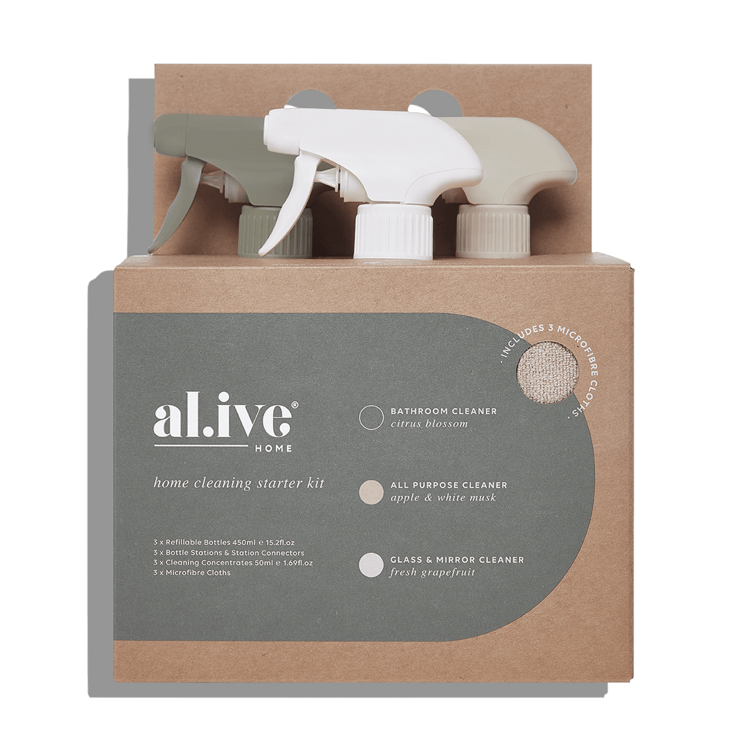 Al.ive Body Complete Starter Kit 3 x Forever Bottle, Stations, Concentrates & Cloths