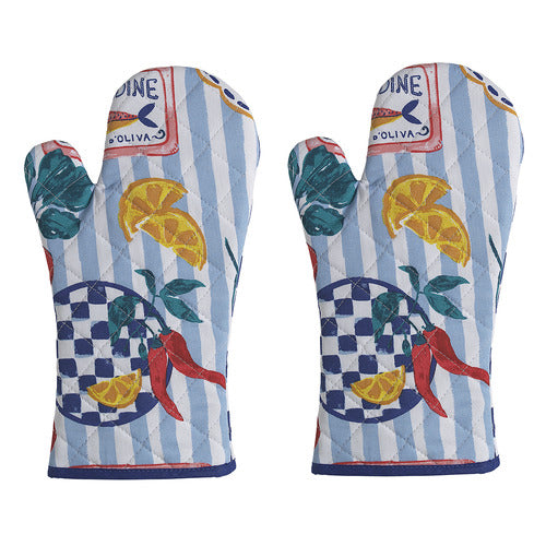 Porto Cucina Set of 2 Oven Gloves 18x32cm