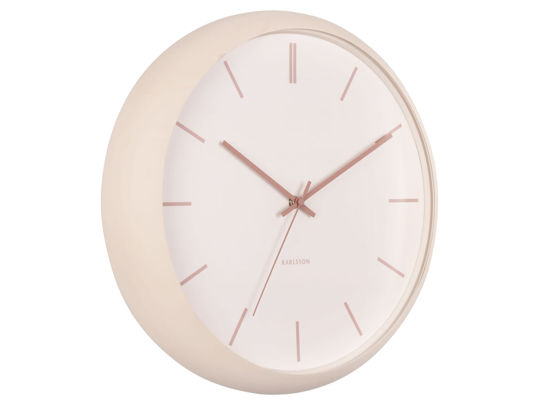 Wall Clock Nirvana Globe Sand Brown 40x40x12cm