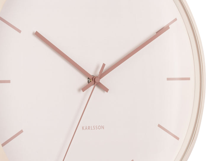Wall Clock Nirvana Globe Sand Brown 40x40x12cm
