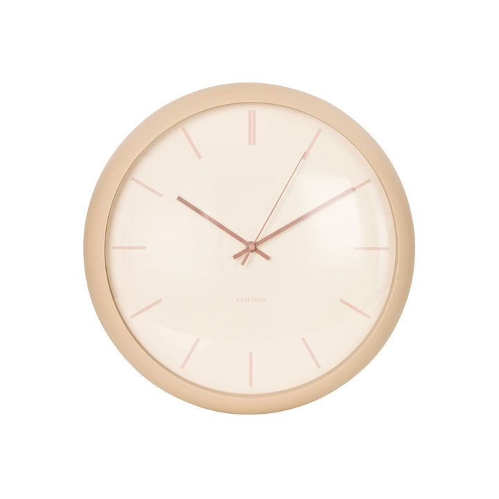Wall Clock Nirvana Globe Sand Brown 40x40x12cm
