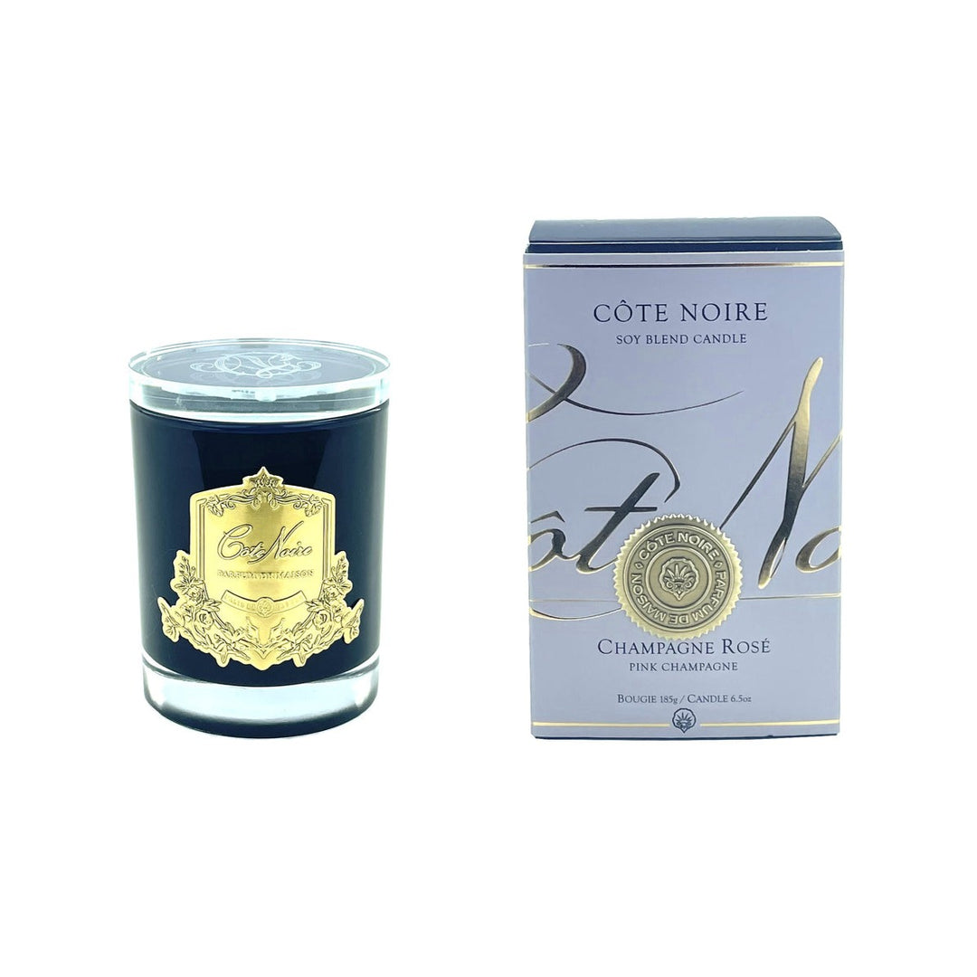 Cote Noire Pink Champagne Candle Gold 185g