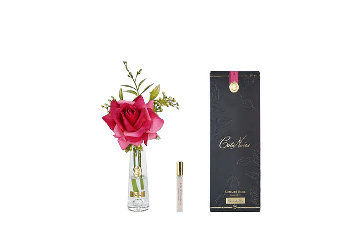 Summer Rose Magenta - Gold Badge