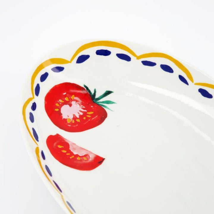 Porto Cucina Oval Platter 32x20cm Tomato