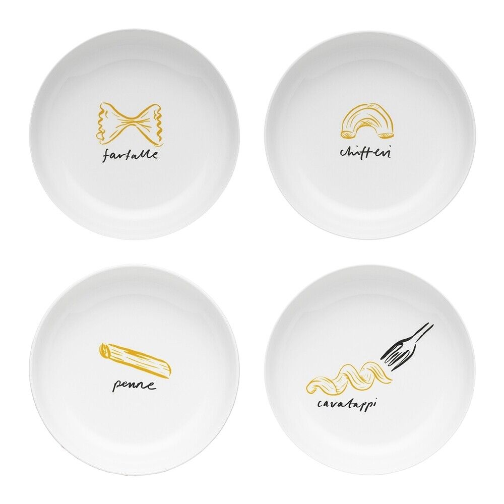 Porto Cucina Set of 4 Pasta Bowls 21.5cm Assorted