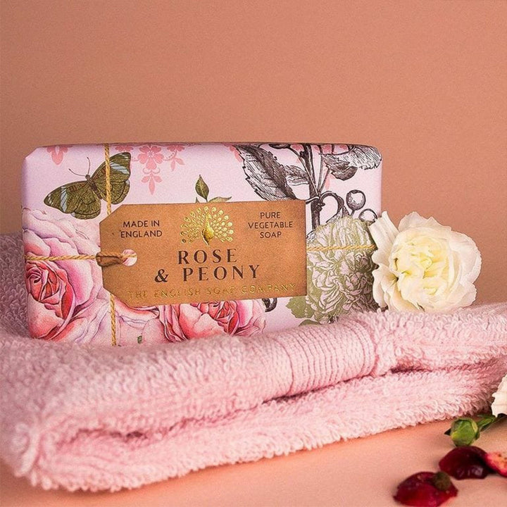 The English Soap Company Rose & Peony Soap 190g