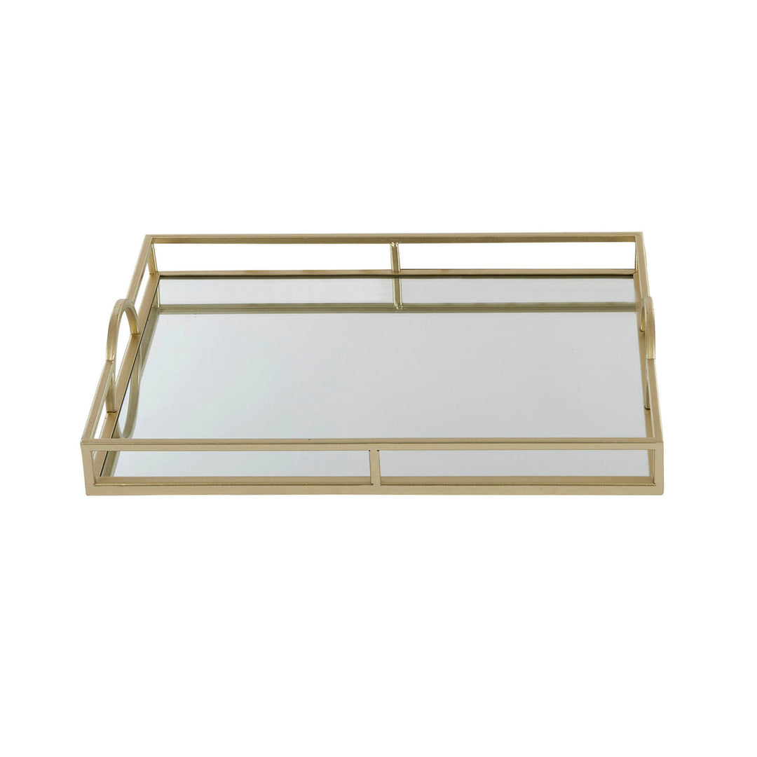 Tinka Rectangle Metal Tray Gold Large 55cm