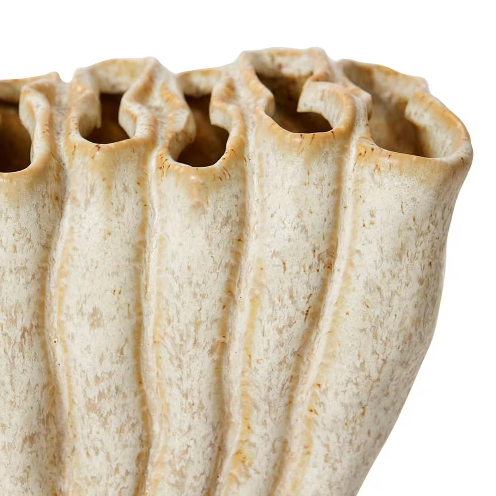 Yawar Tall Vase 20x11x19cm Stone