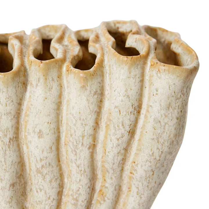 Yawar Tall Vase 20x11x19cm Stone