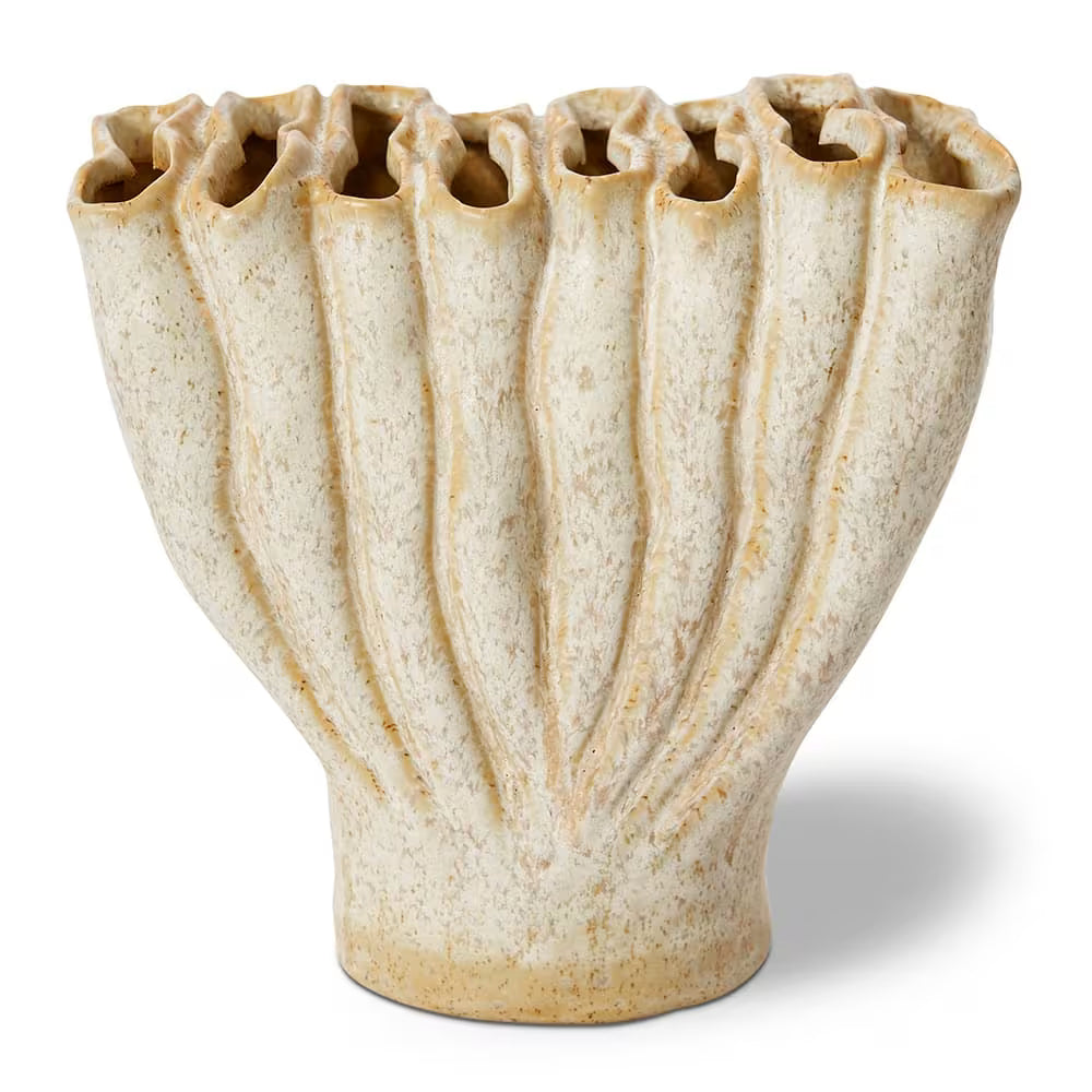 Yawar Tall Vase 20x11x19cm Stone