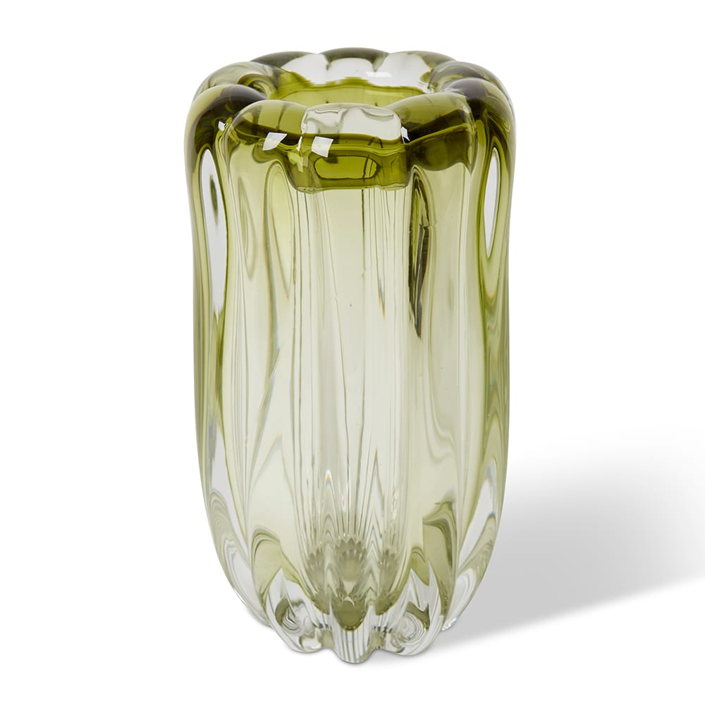 Thandie Tall Vase Green 15x15x26cm