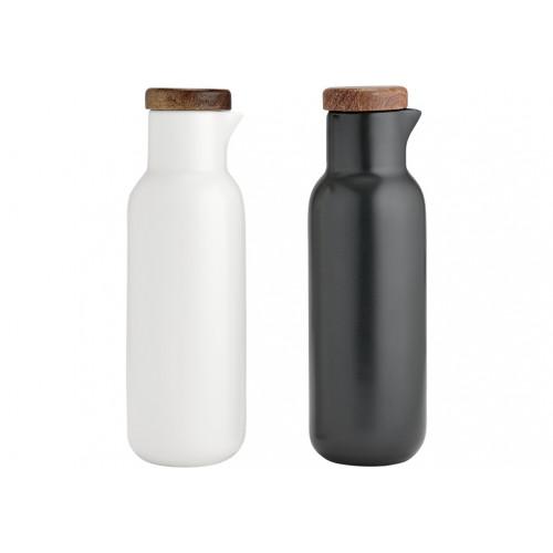 Essentials White/Charcoal Oil & Vinegar Set