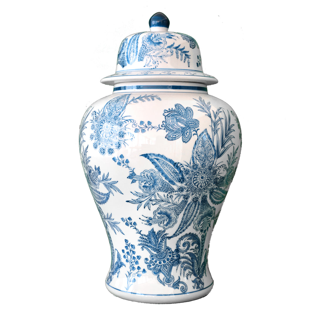 Dynasty Blue & White Temple Jar 43cm