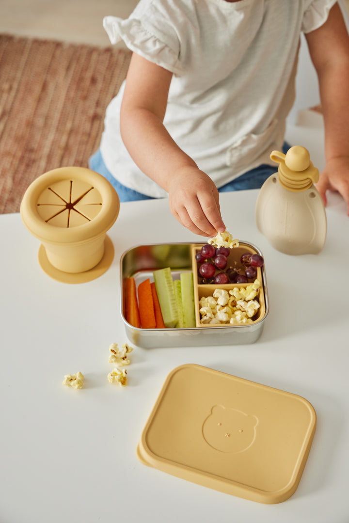 Rune Bento Box with Silicone Lid Lemon