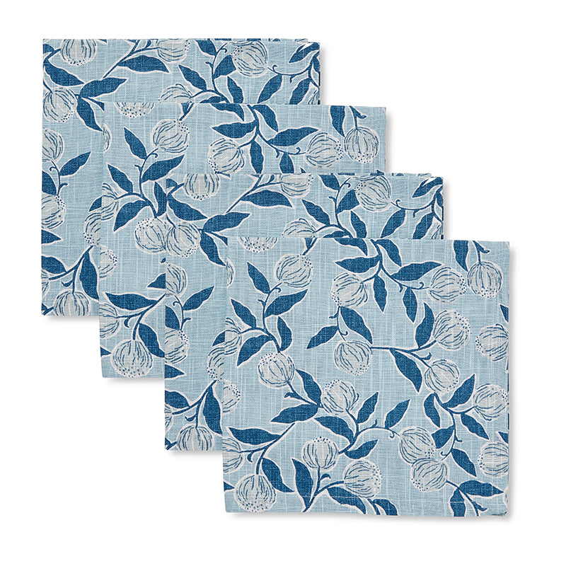 Layla Blue Napkin Set 4