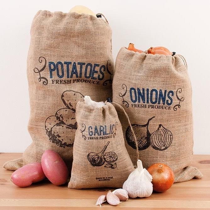 Jute Assorted Assorted Produce Bag Set