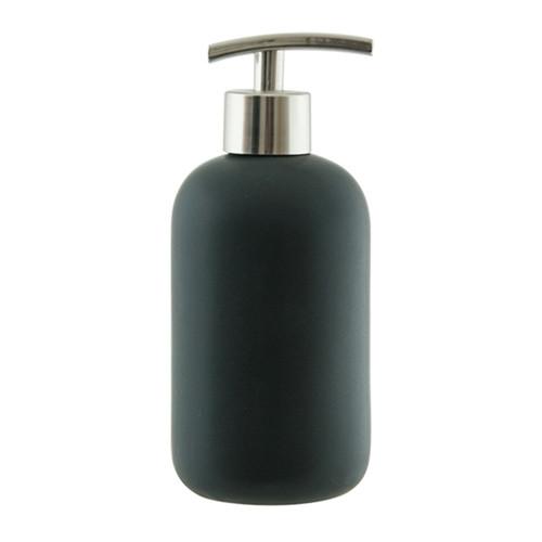 Salt & Pepper Suds Ceramic Soap Dispenser Black