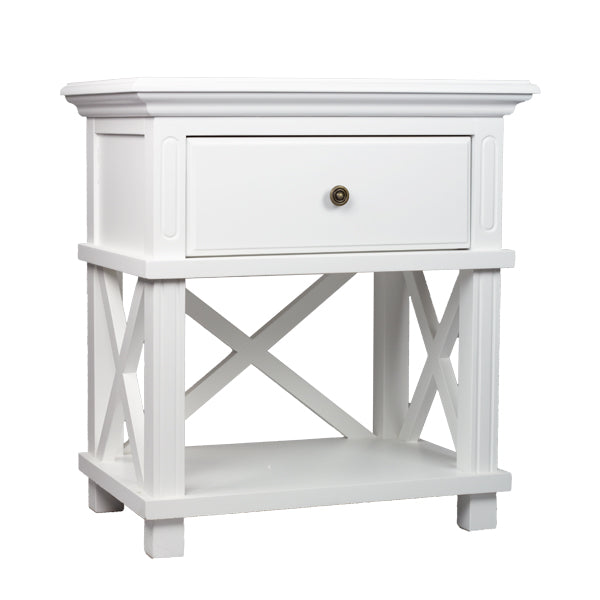 Suffolk White Bedside Table
