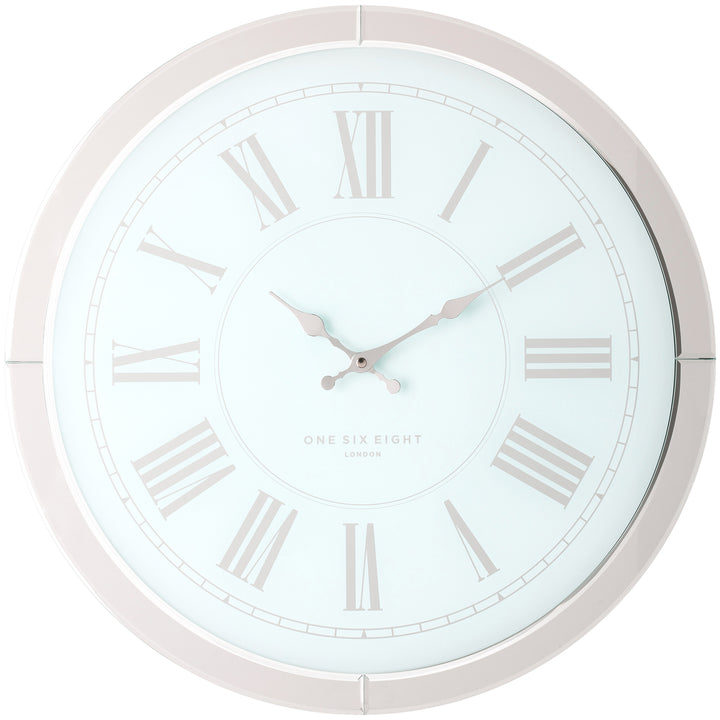 Mary 50cm Glass Wall Clock