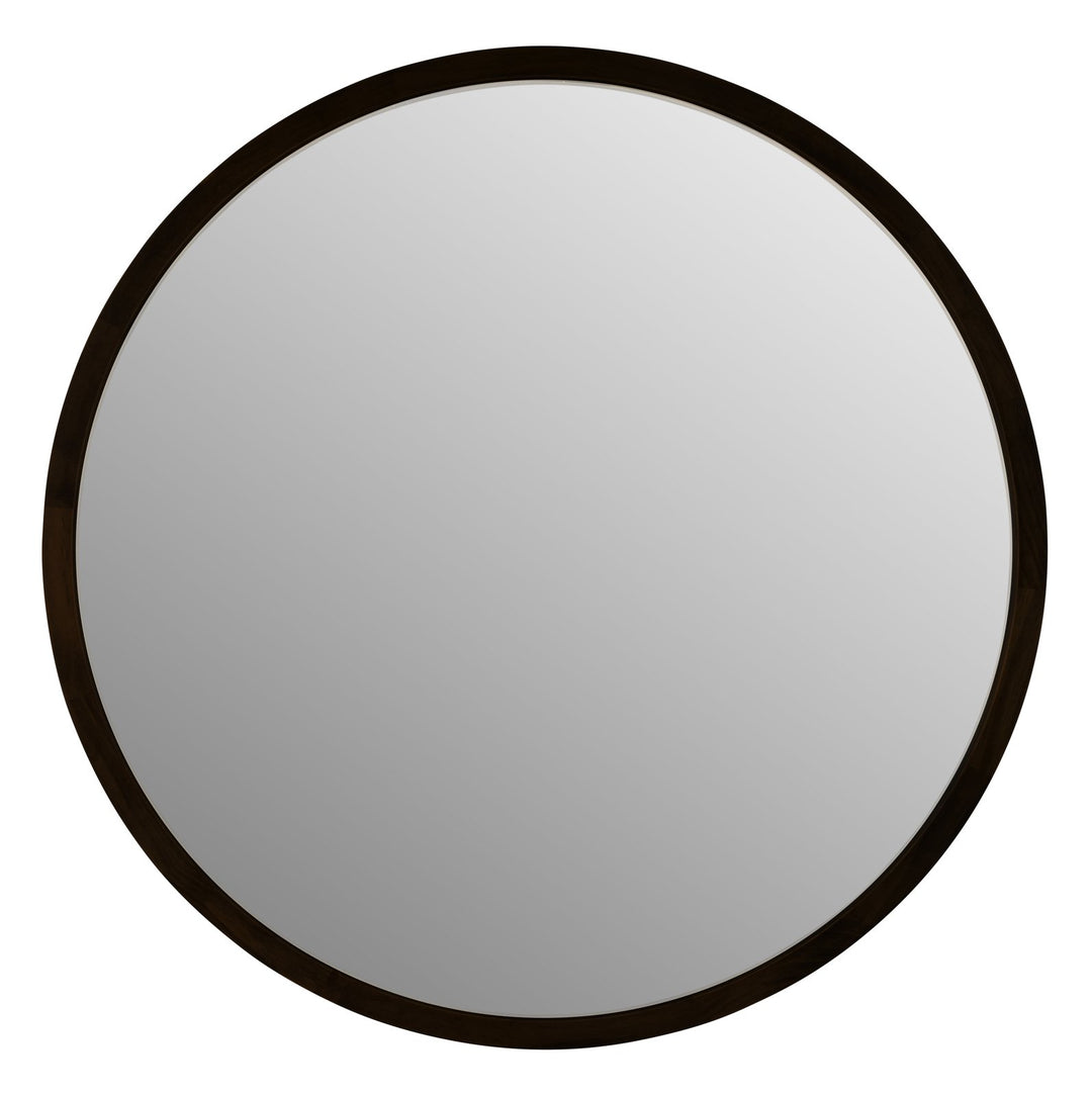 Tina Round Mirror 80cm Black