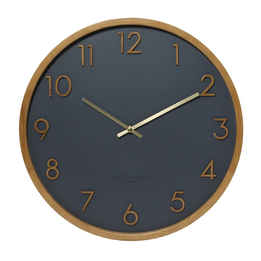 Wall Clock Scarlett Charcoal Small