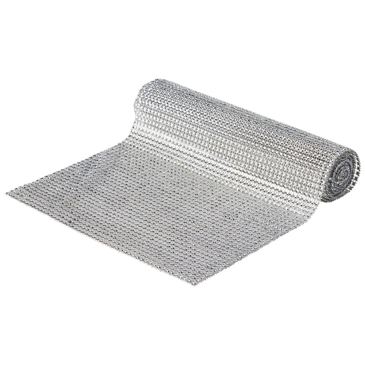 Silver Diamonte Table Runner 200cm