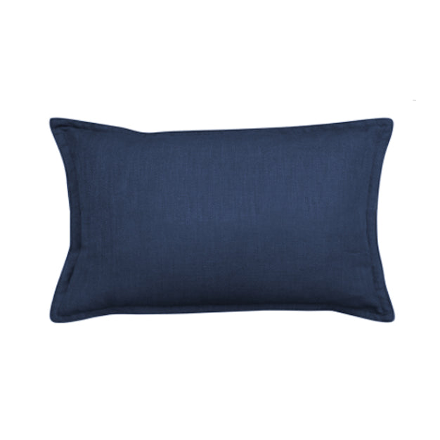 Harris Navy Cushion 30x50cm