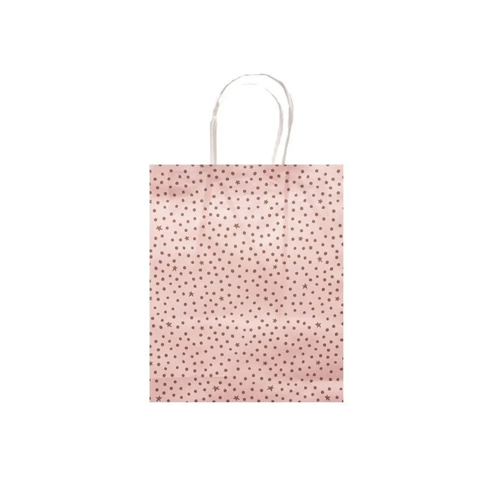 Gift Bag Starry Night Pink& Gold 16 x 20cm