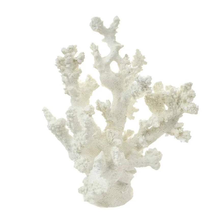 White Resin Anenome Small Coral