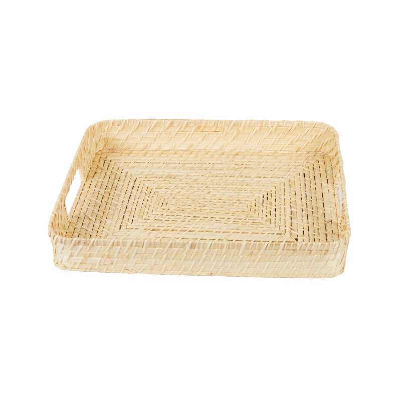 Borocay Rattan Tray Small Natural