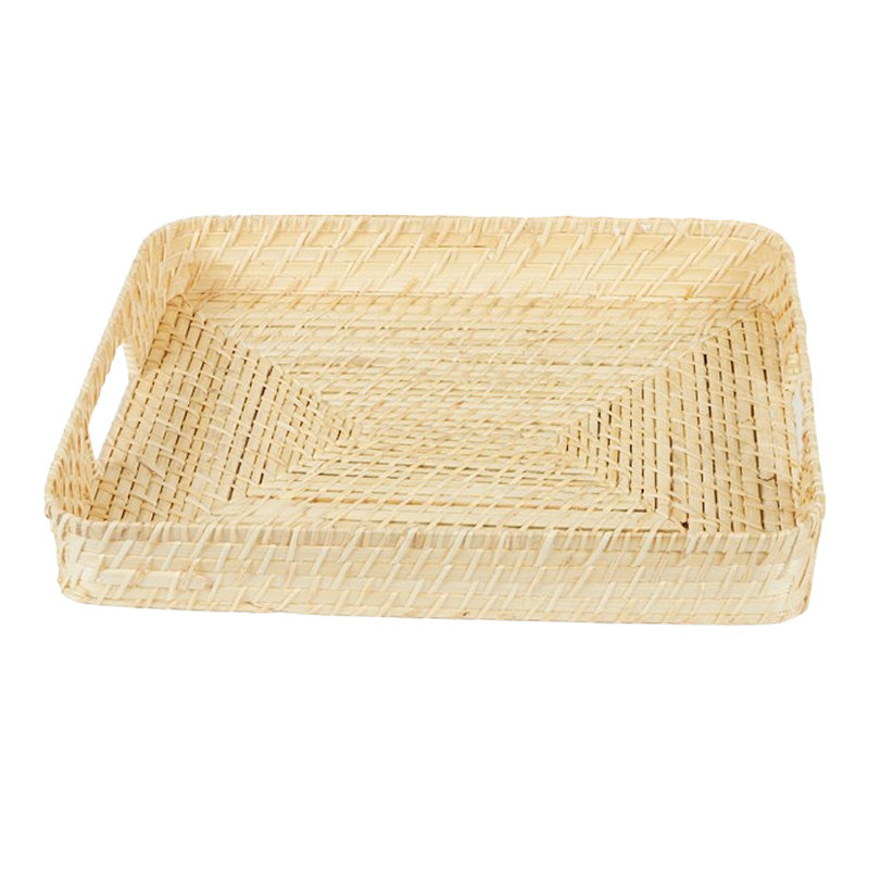 Borocay Rattan Tray Large Natural