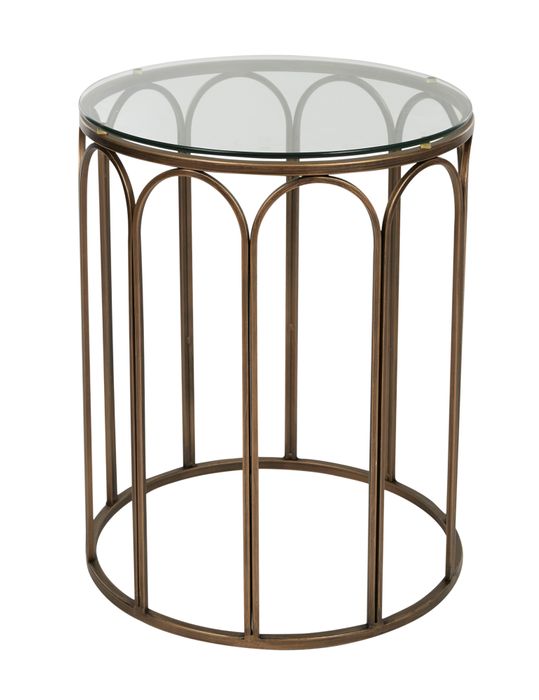 Calvin Metal Side Table Gold