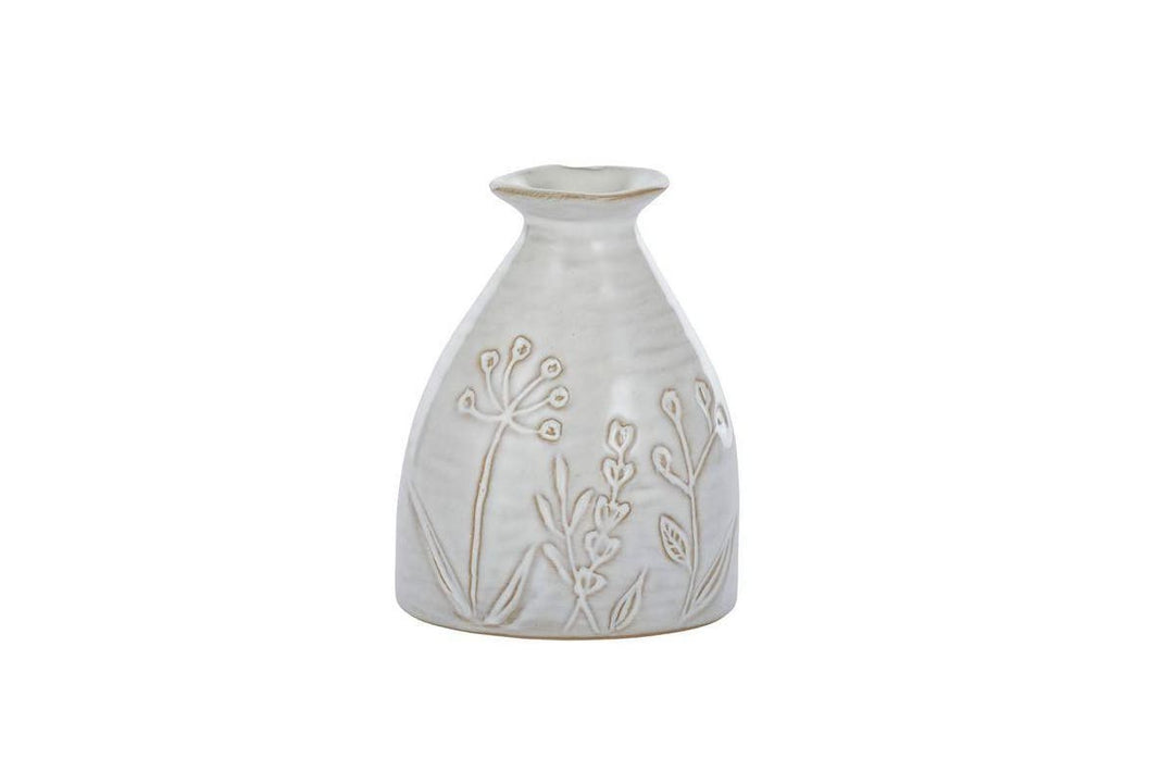Oshi Ceramic Vase Ivory
