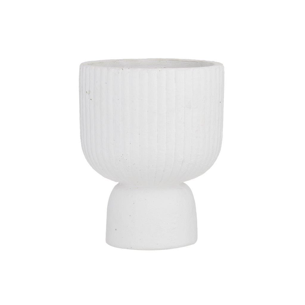 Zaria Pot White Large