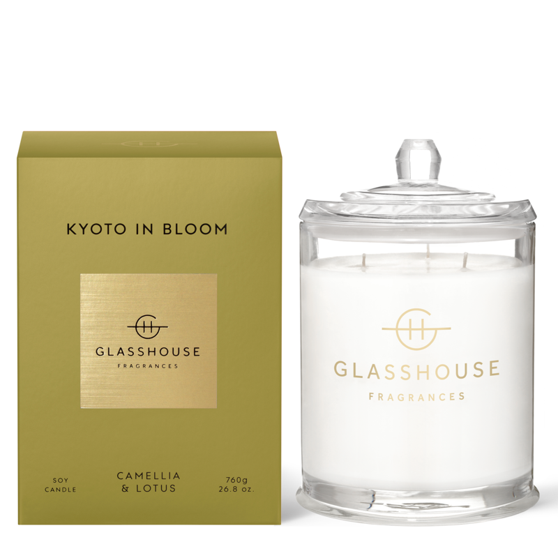 Glasshouse Fragrances Kyoto In Bloom 380g Candle