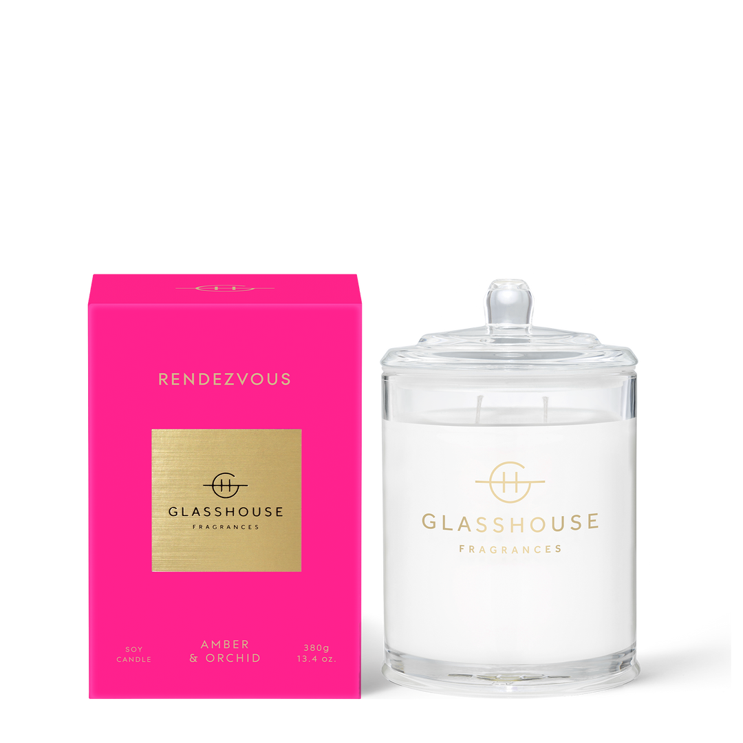 Glasshouse Fragrances Rendezvous 380g Candle