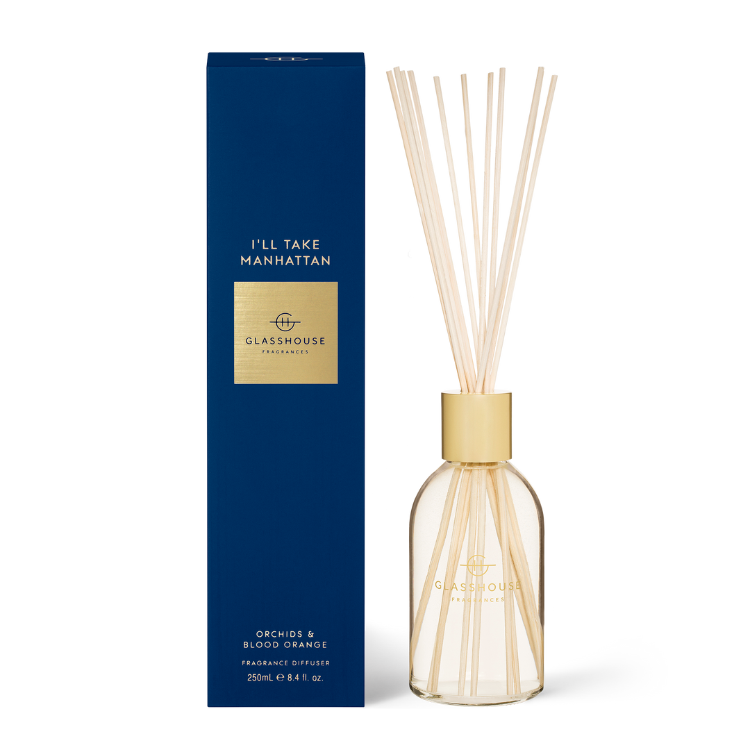 Glasshouse Fragrances Ill Take Manhattan 250mL Diffuser