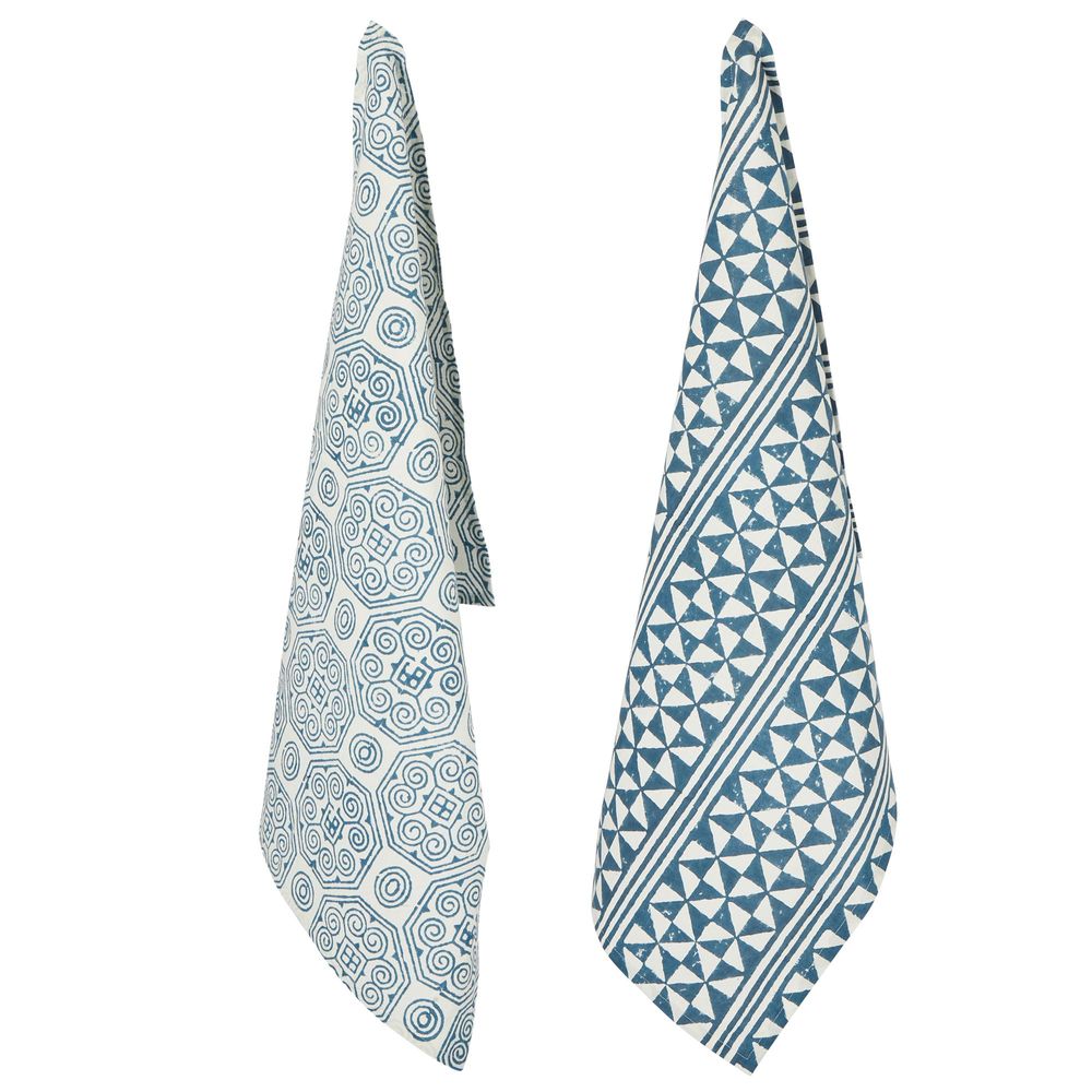 Malta Cotton Tea Towel Set of 2