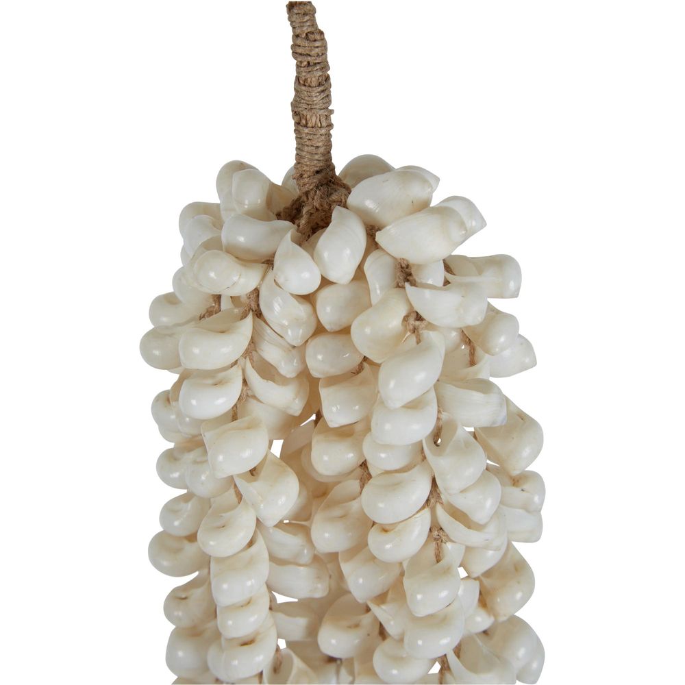 Seaforth Natural Shell Jute Tassel 38cm