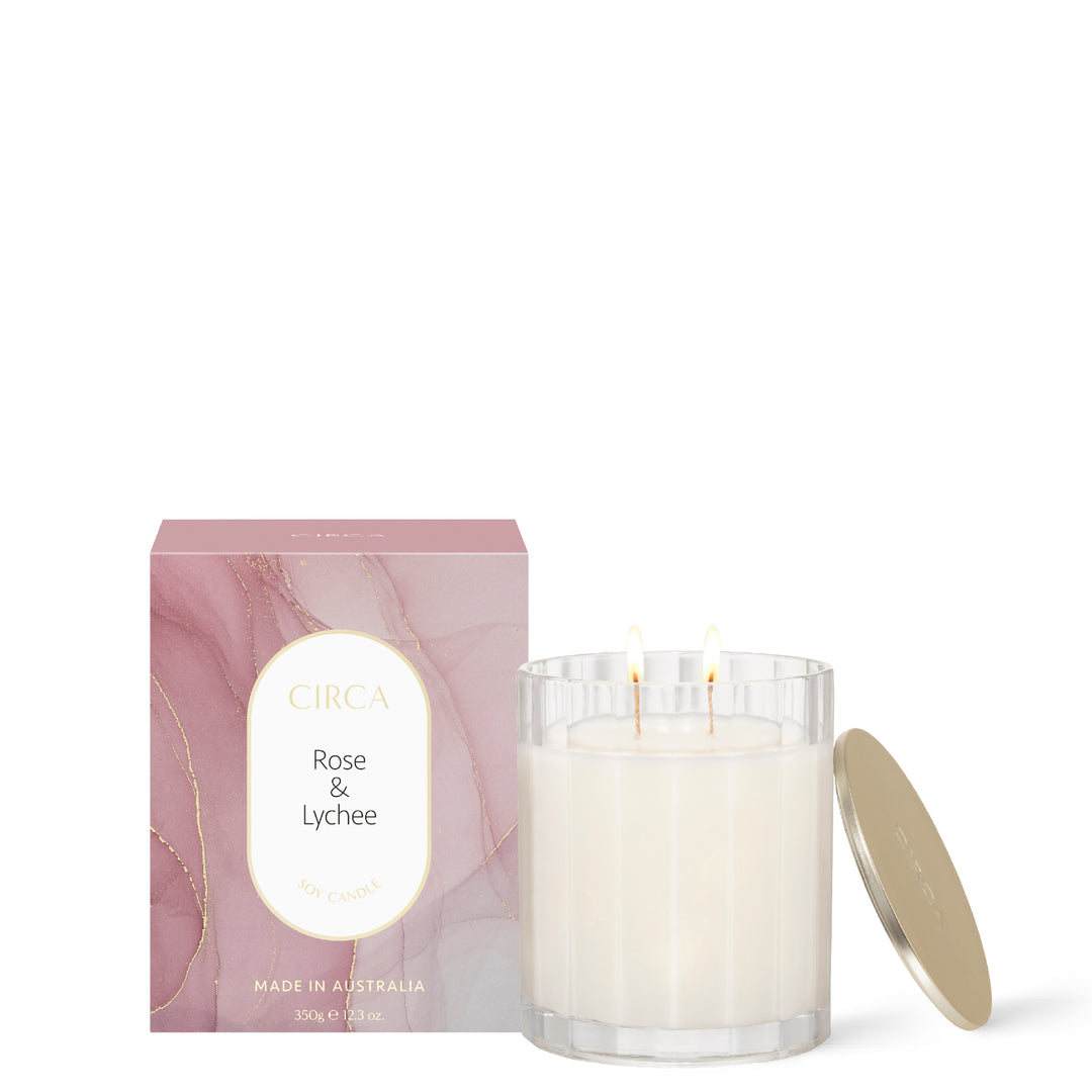Circa Rose & Lychee 350g Candle