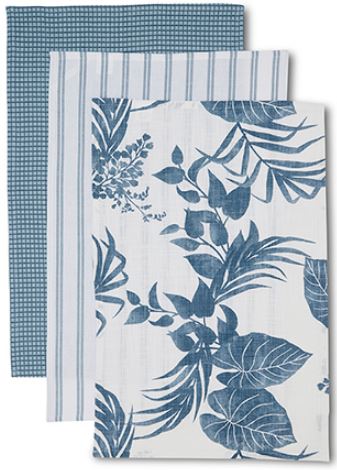 Isle Blue Teatowel Pack 3