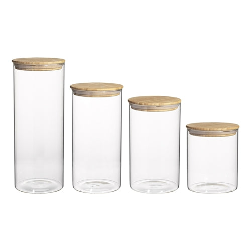 Ecology Pantry Round Canisters S/4